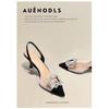 Exportação Europeia e Americana Novo Estilo Pvc Transparente Fivela Quadrada Sandálias Vazadas de Trás Salto Agulha Bico Fino Elegante Sapatos de Moda de Salto Alto