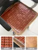 Cojín Refrigerante para Asiento, Almohadilla para Silla, Cojín de Oficina Transpirable para Estar Sentado Mucho Tiempo, Almohadilla Refrigerante de Verano para Coche, Esterilla de Bambú para Mahjong, Cojín de Asiento de Verano