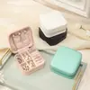 Caja de Joyería Viaje Portátil Caja para Anillos Pendientes Joyería Aretes Almacenamiento Hogar Caja de Empaque para Joyería Caja de Joyería Transfronteriza