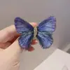 Broche de Mariposa con Bordado Degradado de Tela para Mujer 2026 Nuevo Estilo Abrigo de Lujo de Gama Alta Accesorio de Moda Exquisito de Gama Alta