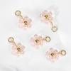 Aço inoxidável Flor de Cristal Margarida Cristal Frisado Pingente DIY Brincos Colar Pulseira Acessórios de Jóias
