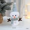Pingente de boneco de neve de espuma fofo e divertido de Natal transfronteiriço, enfeites pendurados para vestido de presente de atmosfera festiva DIY, atacado