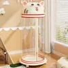 Contenedor de almacenamiento para muñecas para uso doméstico, vitrina transparente de gran capacidad para almacenar muñecas y juguetes, herramienta mágica de almacenamiento para juguetes de peluche