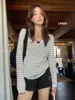 Suéter de Punto de Manga Larga con Cuello en V y Botones, Estilo Coreano, Ajuste Sencillo y Relajado, Adelgazante, Color Verde Limón, Té Verde, Otoño 2026, para Mujer
