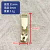 Em estoque atacado cabeça de zíper de liga de zinco cabeça de zíper de metal de seção dupla cabeça de zíper de vestuário bagagem cabeça de zíper de nylon