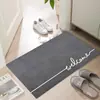 Alfombrilla de Entrada Sencilla de Venta Caliente Temu Transfronteriza Alfombrilla de Suelo de Barro Diatomeas Baño Cocina Absorbente de Agua Secado Rápido Antideslizante Alfombrilla de Suelo Venta al por Mayor