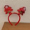 Accesorios para el cabello navideños, diadema de alce con luz de flash, diadema de astas para Halloween, accesorios de estilo similar para celebridades de Internet, cueva para el cabello