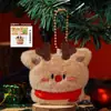 Pingente de Pelúcia de Natal Original, Chaveiro Fofo de Velhinho e Boneco de Neve, Decoração de Bolsa, Presente de Boneca Venda por Atacado