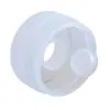 18.9 Tampa de silicone reutilizável, tampa inteligente para panela de grau alimentício, tampa dispensadora de água para água engarrafada, tampa à prova de poeira