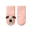 25 Pares de Meias Bebê Inverno Ultra-Grossas Antiderrapantes Meias para Bebê Engatinhando e Andando Meia com Meio Fleece Cachorrinho para Chão
