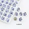 Dongzhou Diamante Cristal Morado Lavanda Para Uñas Boutique de Diamantes Fondo Puntiagudo Cristal K9 Mariposa Popular en Internet Accesorios Populares para Uñas