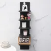 Estante de Almacenamiento de Pared de Múltiples Niveles Transfronterizo, Estante Decorativo Flotante de Pared para el Hogar, Estante de Exhibición de Pared Engrosado para Esquina de Baño