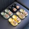 Zapatos Croc para Niños y Niñas Estilo Nuevo de Dibujos Animados Uso Bidireccional Sandalias Antideslizantes de Suela Suave para Niños