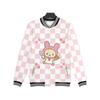 Traje de Béisbol Nuevo Otoño e Invierno Personaje de Dibujos Animados Rilakkuma Oso Lindo Estampado 3D Chaqueta Abrigo de Manga Larga
