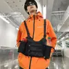 Bolsa tipo chaleco moderna estilo Hong Kong, fresca, con capacidad para botellas de agua, ropa de trabajo funcional con múltiples bolsillos para almacenamiento, adecuada para senderismo, camping y correr