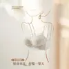 Sujetador de Ropa Interior Transpirable Engrosado de 5 CM Manto Taza Transmisión en Vivo Original Espalda Hermosa Sexy Recogida Busto Pequeño Sin Aro