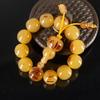 Pulsera de Cuerno de Antílope Imitación, Pulsera de Cuentas de Calabaza de Cuerno, Adorno Cultural, Amuleto de Paz, Accesorio Pequeño, Pulsera de Cuentas de Círculo Único