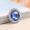 Corrente de Garra 20mm Placa Redonda Flor Fivela de Strass Laço Acessórios de Cabelo DIY Feito à Mão Materiais Acessórios de Joia Fabricante