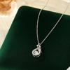 Collar Banyan Tree Plata S925 Año del Dragón Inteligente Doce Signos del Zodíaco Año de Nacimiento para Mujer Regalo de Lujo Ligero Cadena Clavícula 2024 Nuevo