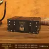 Caja de madera retro china de 8cm caja de embalaje de joyería retro caja de madera antigua clásica china caja pequeña al por mayor