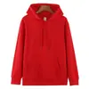 Sudadera con capucha de cuello redondo 320g Otoño/Invierno Sudadera de algodón de peso pesado Color liso Unisex Superior Ropa de trabajo Impresible