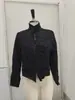 Chaqueta Cruzada Aliexpress 2026 Primavera Nuevo Estilo Personalizada Retro Cuello Alto Abotonada Corta Nuevo Estilo Chino para Mujer