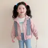 Abrigo de Otoño para Niñas 2026 Nuevo Moda Cortavientos de Otoño Infantil para Niñas Pequeñas, Gabardina Súper Elegante para Primavera y Otoño