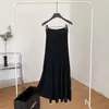Falda de punto de línea A de cintura alta, estilo suave para mujer, corte ajustado, versátil, longitud media, falda de dobladillo ancho para ir al trabajo, Otoño 2026