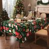 Toalha de Mesa de Natal Impermeável e à Prova de Óleo Sem Lavar Toalha de Mesa Luxo Acessível Decoração de Feriado de Alto Nível Atmosfera Capa para Mesa de Centro
