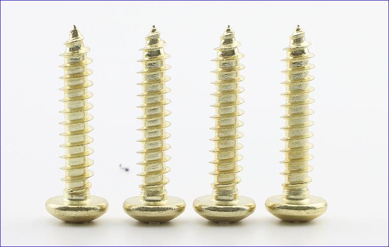 304不锈钢PA金色十字圆头自攻螺丝 (3).JPG