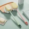 No necesitas pedir ayuda, cepillo de baño de doble cara con mango largo, toalla de baño dos en uno, cepillo de baño de nylon con cerdas suaves, exfoliante de espalda, herramienta mágica