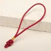 13cm cordão com nó de botão texto brincadeira alça peça de jogo acessórios DIY decoração capa de celular pingente joia desconto por quantidade