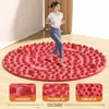Tablero Circular de Acupresión para Trotar Ultra-Lento TPE Ampliado y Engrosado Esterilla de Masaje de Pies para el Hogar Dispositivo de Salud para Fitness Deportivo
