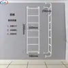 Escalera Versátil Estiramiento Equipo de Fitness para el Hogar Barra Horizontal de Danza Estructura para Trepar Pull-Up Estructura para Trepar Bastidor de Costillas