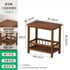 Gabinete lateral de sofá para uso doméstico, mesa de centro pequeña, mesa de mahjong, mesa de rincón, mesa cuadrada pequeña, estante de almacenamiento, mesa de té, gabinete de té
