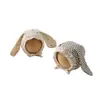 Bonito gorro de bebé para primavera y otoño, gorro fino tipo jersey que cubre la cara para bebés, a prueba de viento y protector de orejas para niños y niñas al salir