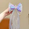 Horquilla de lazo para niña, accesorio para el cabello, cinta de princesa sirena Aisha, horquilla para el cabello, manos de niña pequeña