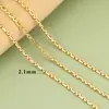Collar de Cadena Sencilla de 18K Cadena de Monedero Chopin Colgante Versátil Europeo y Americano con Cadena Fábrica