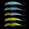 Hengjia Micro Señuelo Minnow Hundimiento Lento Vibratorio Hundimiento Agua Señuelo Artificial para Arroyo y Río Micro Lápiz Pesca para Walleye y Lubina