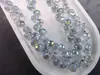 6mm 8mm Furo Transversal Cristal de Morango Cristal Multifacetado Contas Soltas DIY Pulseira Feita à Mão Acessórios de Joias para Pendurar no Carro Contas