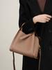 Bolso Cubo Estilo Cesta de Piel de Vaca de Primera Capa para Mujer Modelo Nuevo 2026 Bolso de Mano de Piel Genuina Bolso Cruzado Elegante Bolso de Hombro