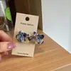 Grampo de Cabelo Exquisito com Letra de Diamante Cintilante Gato Mirtilo Grampo de Cabelo Doce e Fofo Coração de Menina Grampo Jacaré Acessório de Cabelo Elegante de Nicho