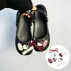 Accesorios para zapatos Croc, piezas para armar tú mismo, flores metálicas tridimensionales de lujo ligero con diamantes y perlas, hebillas de zapato desmontables, decoración de superficie de zapato