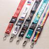 Cordón personalizado de fábrica con impresión por transferencia térmica, cordón para teléfono móvil, cordón con certificado, cordón personalizable para el pecho, tarjeta de identificación, serigrafía, venta al por mayor