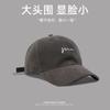 Gorra de béisbol sencilla de estilo japonés para mujer, de cabeza grande, suave y con mayor profundidad, estilo coreano para hombre, sombrero para el sol para parejas que combina con todo.
