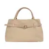 Bolso de mano para mujer, bolso de hombro simple retro de gran capacidad para dama, bolso tote versátil para el trabajo, directo de fábrica