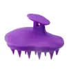 Cepillo de Silicona Listo para Usar del Fabricante, Cepillo Masajeador, Peine Masajeador, Cepillo Limpiador del Cuero Cabelludo, Artefacto para Champú y Peinado