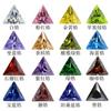 Huagang Gema Triángulo Ángulo Recto Color Blanco Zircón Piedra Nuda Triángulo Recto Sintético CZ Piedra Hao Imitación Diamante