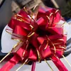 Casamento procissão de carros de casamento decoração com fita colorida laço de fita vermelha flor de puxar dote de casamento colcha feliz flor amarrada com fita vermelha