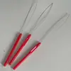 Enhebrador de agujas, Guía de alambre, Herramienta para ensartar extensiones de cabello, Conector de alambre con mango de plástico de colores